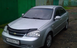 Дефлектор капота (мухобойка) Chevrolet Lacetti SD/SW 2004-2013 (Шверолет Лачетти) SIM