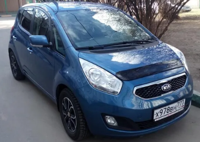 Дефлектор капота (мухобойка) KIA Venga с 2009 г.в. (Киа Венга) Вип Тюнинг