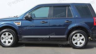 Дефлекторы окон (ветровики) Land Rover Freelander II 2007 (Лэнд Ровер Фриландер) Кобра Тюнинг